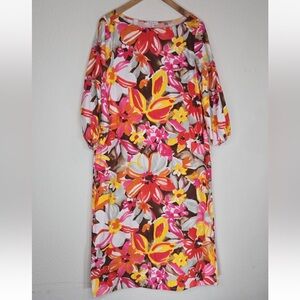 Frances Valentine Minnow Maxi Dress Sunfloral Size M Womens